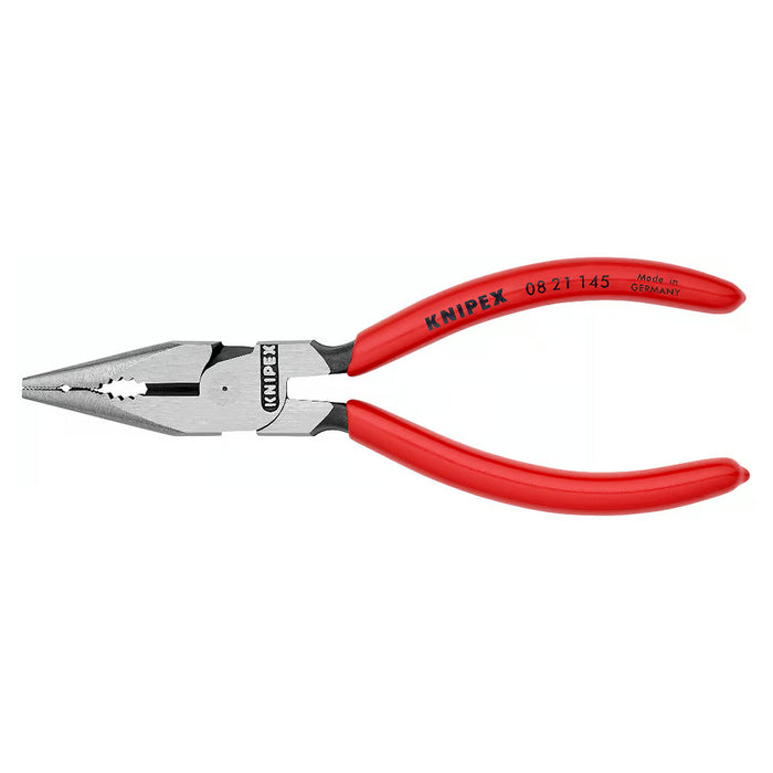 Kìm mũi nhọn đa năng KNIPEX chiều dài từ 145mm - 185mm, mạ nhám đen tay cầm bọc nhựa bóng kháng dầu mỡ