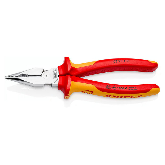 Kìm mũi nhọn đa năng KNIPEX cách điện 1000V, chiều dài từ 145mm - 185mm, mạ chrome