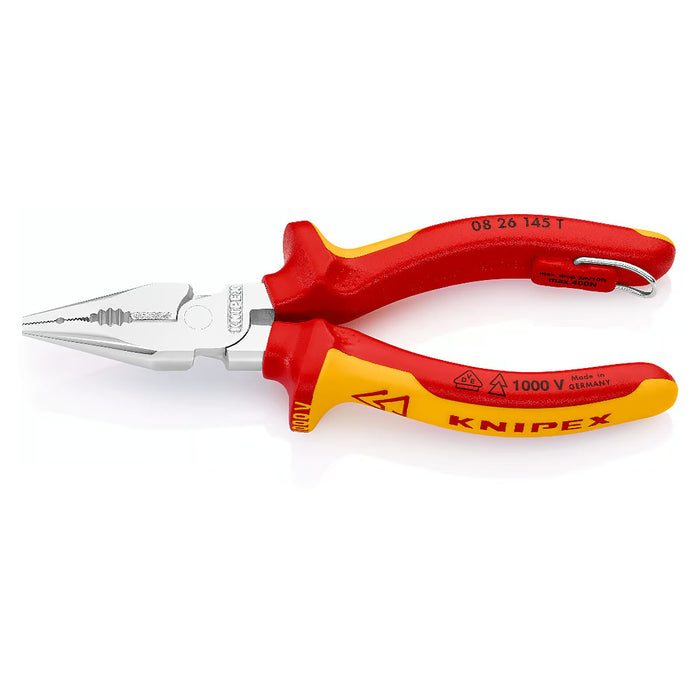 Kìm mũi nhọn đa năng KNIPEX cách điện 1000V, chiều dài từ 145mm - 185mm, mạ chrome