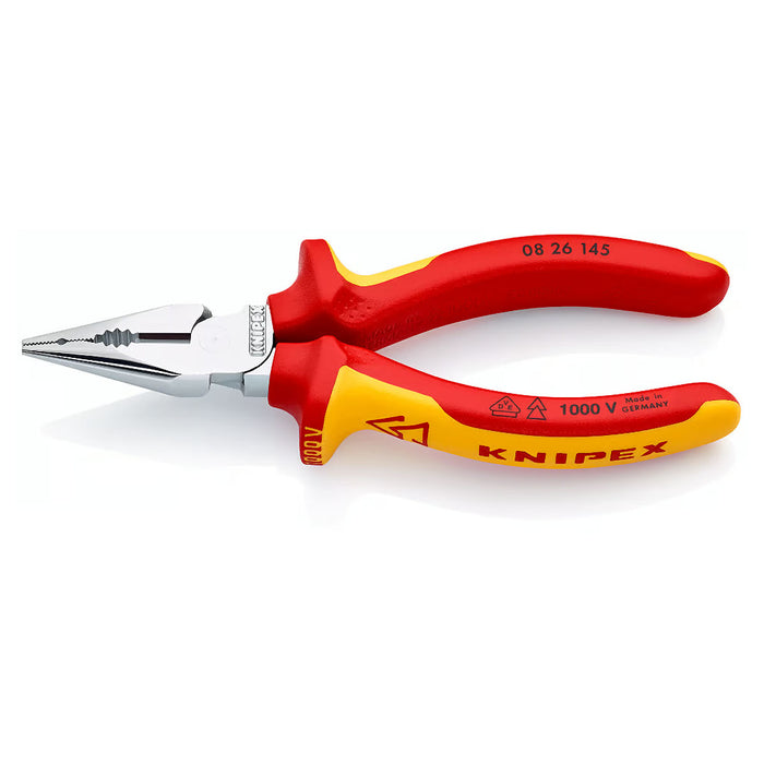 Kìm mũi nhọn đa năng KNIPEX cách điện 1000V, chiều dài từ 145mm - 185mm, mạ chrome