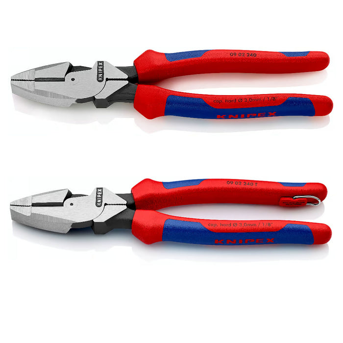 Kìm bằng trợ lực KNIPEX chuyên dùng cho thợ điện, chiều dài 240mm, mạ đen nhám