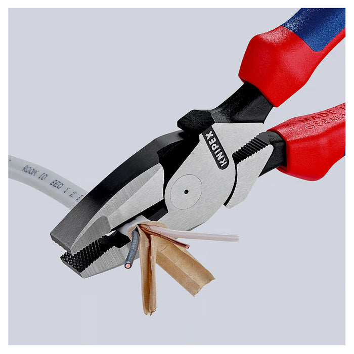 Kìm bằng trợ lực KNIPEX chuyên dùng cho thợ điện, chiều dài 240mm, mạ đen nhám