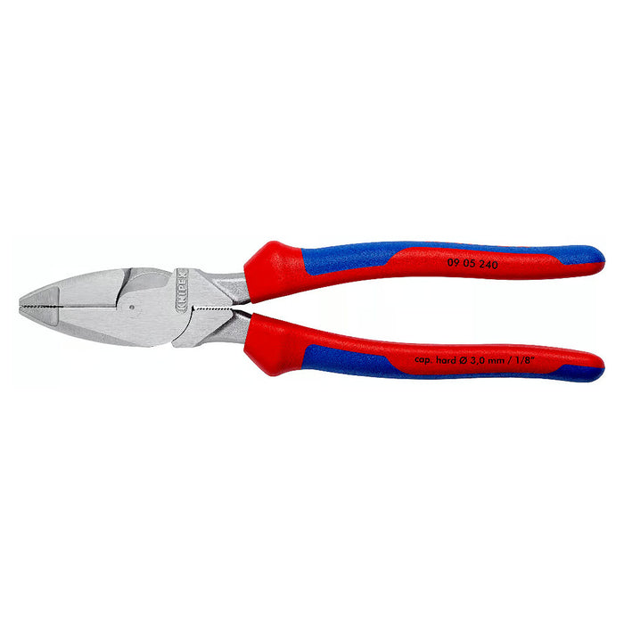 Kìm bằng trợ lực KNIPEX 09 05 240 chuyên dùng cho thợ điện, chiều dài 240mm, mạ chrome