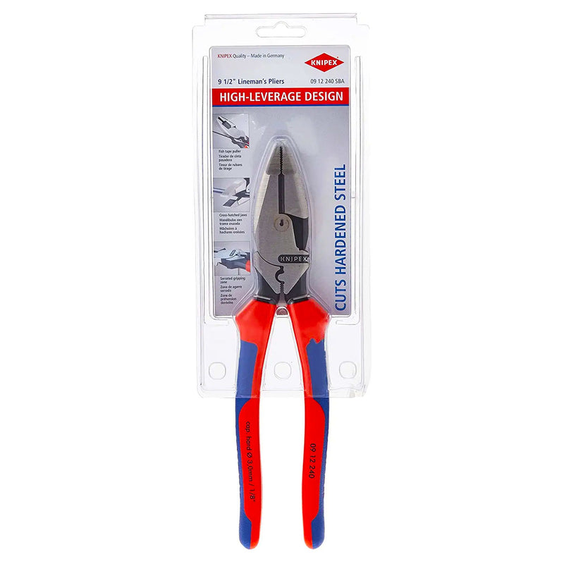 Kìm bằng trợ lực, có ngàm bấm cose phổ thông KNIPEX chuyên dùng cho thợ điện, chiều dài 240mm, mạ đen nhám