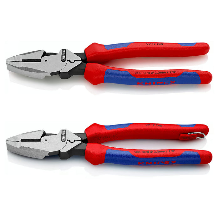 Kìm bằng trợ lực, có ngàm bấm cose phổ thông KNIPEX chuyên dùng cho thợ điện, chiều dài 240mm, mạ đen nhám