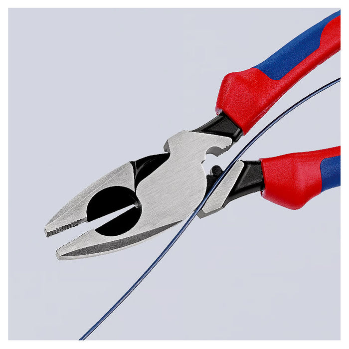 Kìm bằng trợ lực, có ngàm bấm cose phổ thông KNIPEX chuyên dùng cho thợ điện, chiều dài 240mm, mạ đen nhám