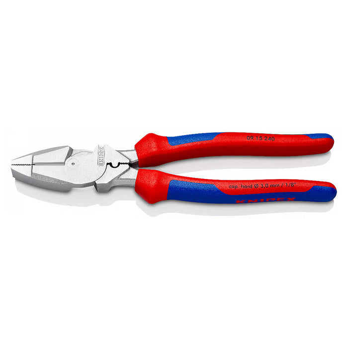 Kìm trợ lực, có ngàm bấm cose phổ thông KNIPEX 09 15 240 chuyên dùng cho thợ điện, chiều dài 240mm, mạ chrome