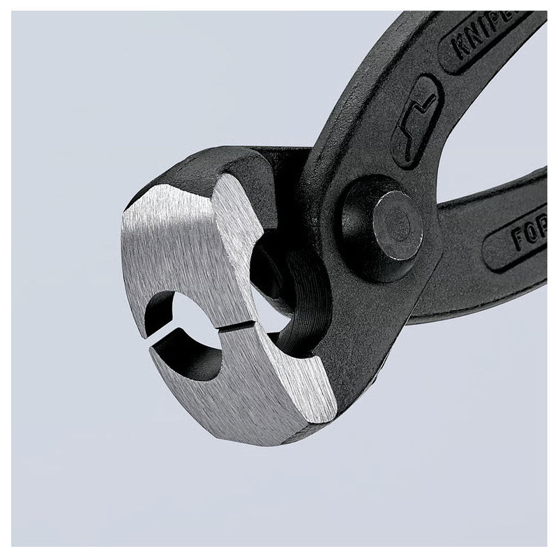 Kìm càng cua, chuyên dùng siết cổ dê KNIPEX 10 99 I220 chiều dài 220mm, mạ đen nhám, tay cầm bọc nhựa kháng dầu mở