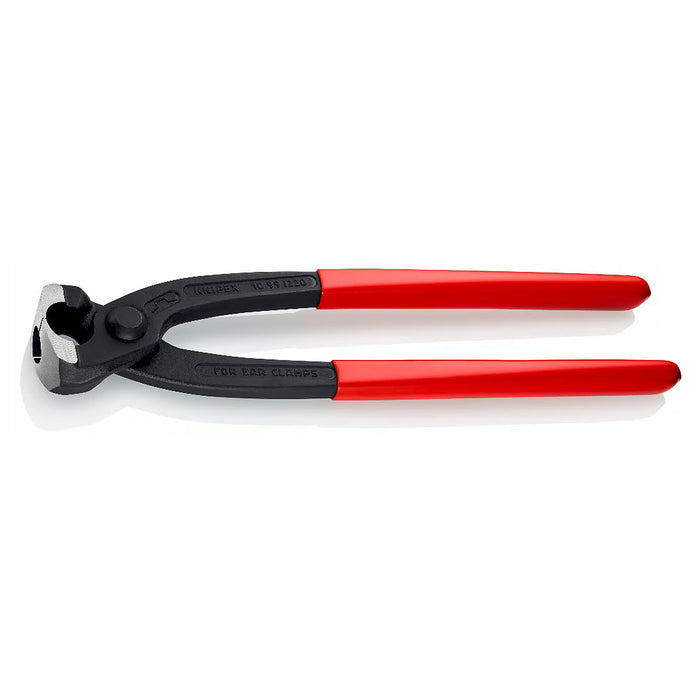 Kìm càng cua, chuyên dùng siết cổ dê KNIPEX 10 99 I220 chiều dài 220mm, mạ đen nhám, tay cầm bọc nhựa kháng dầu mở