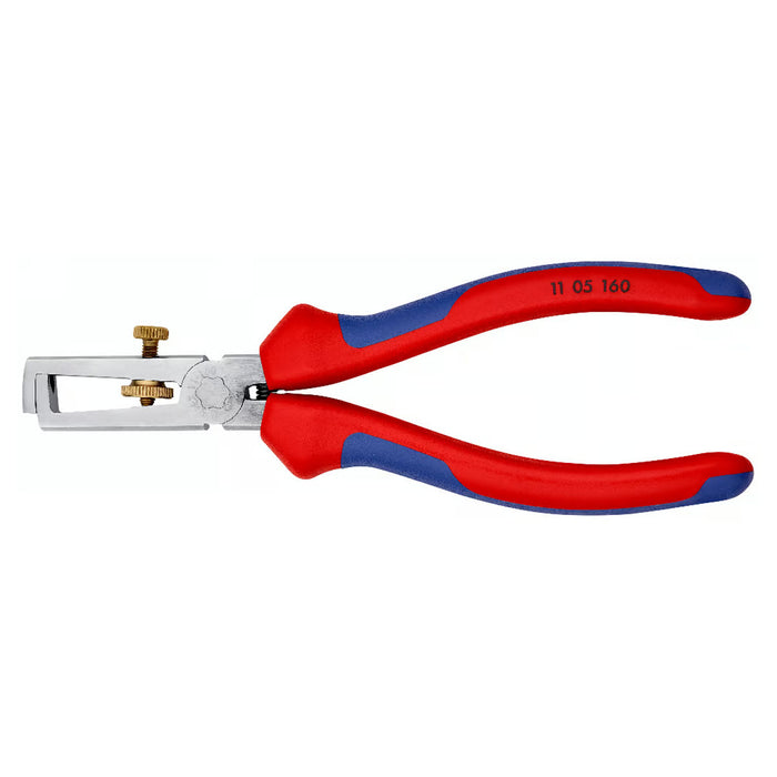 Kìm tuốt dây KNIPEX 11 05 160 khả năng tuốt dây tối đa 10mm², mạ chrome