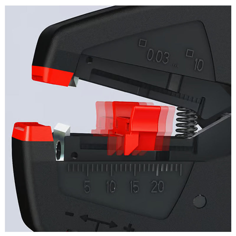 Cặp hàm kẹp nhựa thay thế KNIPEX 12 49 02 dùng cho kìm tuốt dây tự động 12 40 200