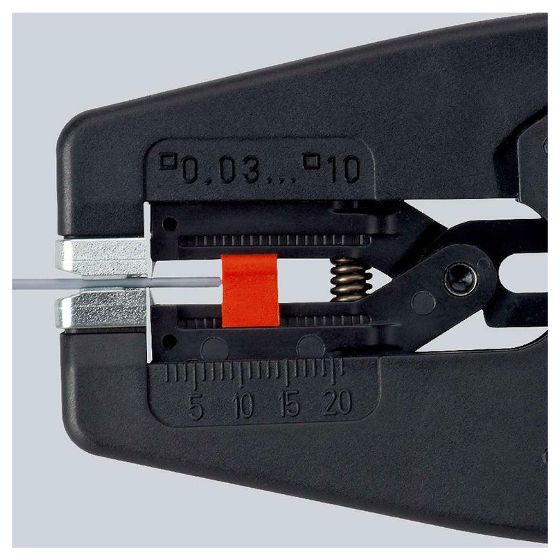 Cữ canh chỉnh độ dài tuốt dây KNIPEX 12 49 23 dùng cho kìm tuốt dây tự động 12 42 195/ 12 52 195/ 12 72 190/ 12 40 200