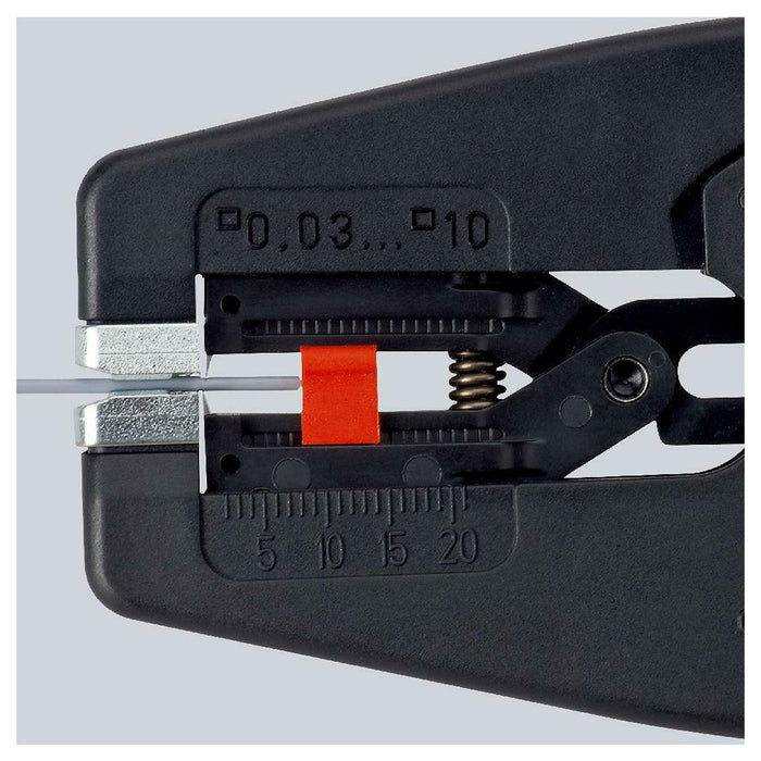 Cữ canh chỉnh độ dài tuốt dây KNIPEX 12 49 23 dùng cho kìm tuốt dây tự động 12 42 195/ 12 52 195/ 12 72 190/ 12 40 200