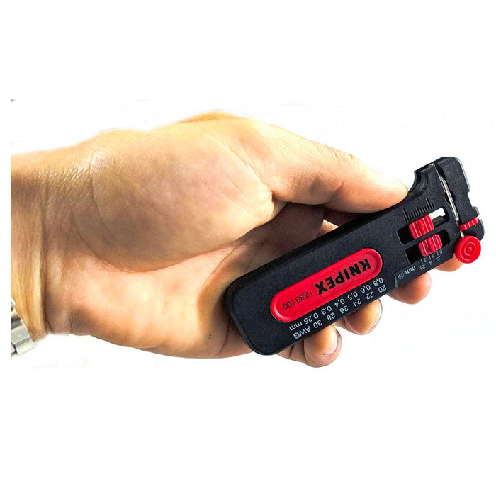 Kìm tuốt dây mini chuyên dụng cho các loại dây siêu mỏng KNIPEX khả năng tuốt từ Ø0.12 - Ø1.0mm