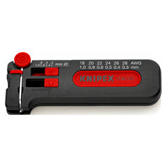 KNIPEX 12 80 100 SB: Khả năng tuốt dây Ø0.3 - Ø1.0mm | AWG: 28 - 18