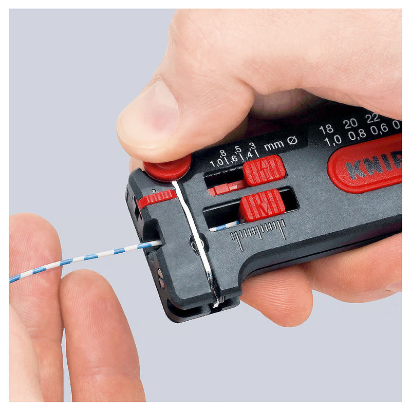 Kìm tuốt dây mini chuyên dụng cho các loại dây siêu mỏng KNIPEX khả năng tuốt từ Ø0.12 - Ø1.0mm