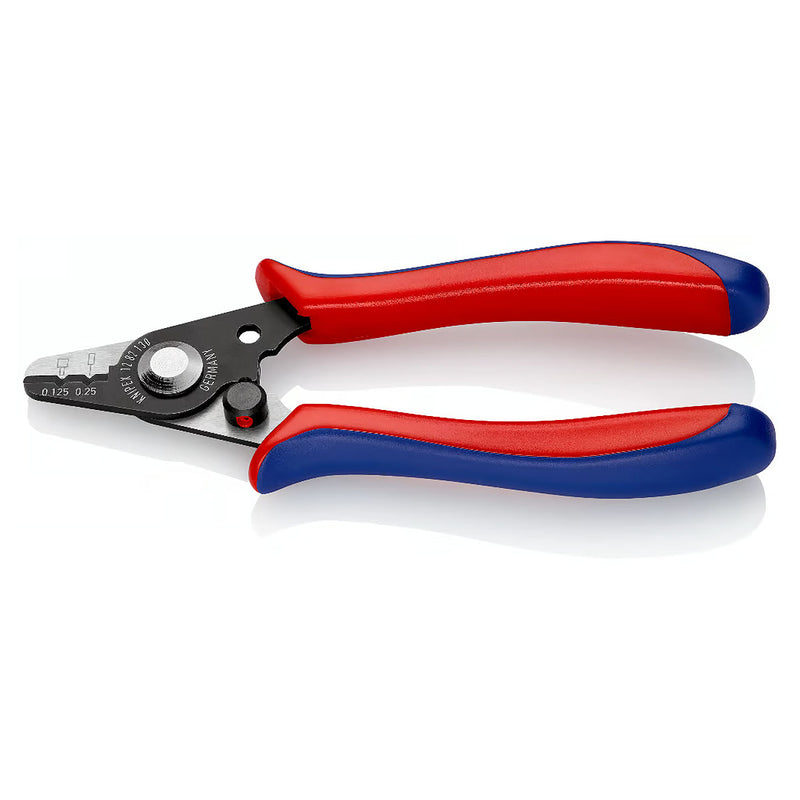 Kìm tuốt dây chuyên dụng cho dây cáp quang KNIPEX 12 82 130 SB khả năng tuốt từ Ø0.125mm - Ø0.250mm