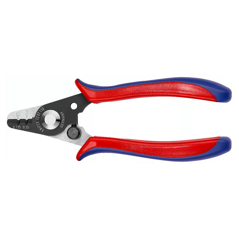 Kìm tuốt dây chuyên dụng cho dây cáp quang KNIPEX 12 82 130 SB khả năng tuốt từ Ø0.125mm - Ø0.250mm
