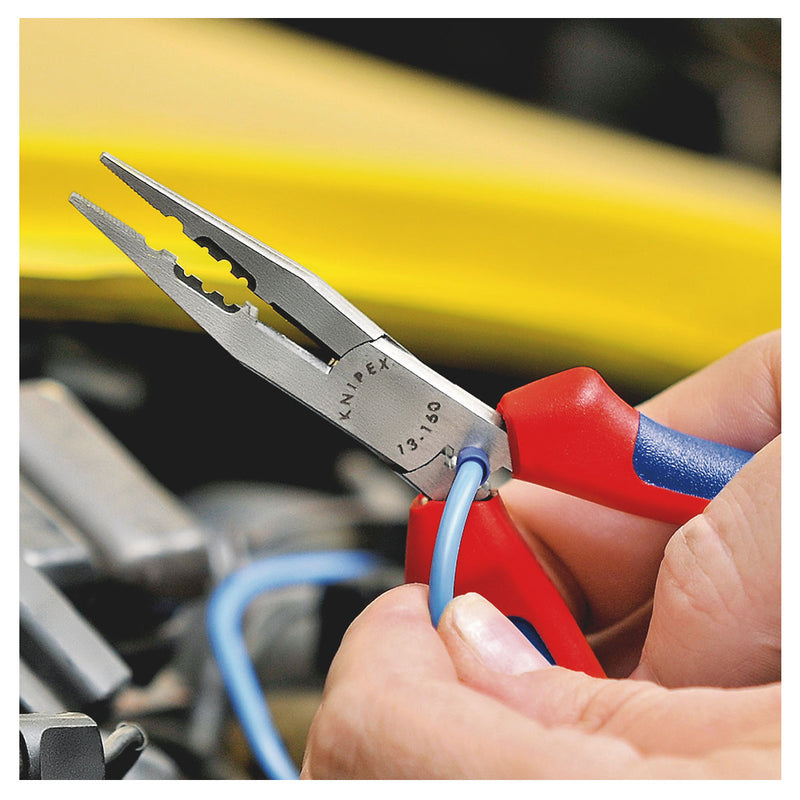 Kìm mũi nhọn đa năng KNIPEX 13 02 160 chiều dài 160mm, mạ đen nhám