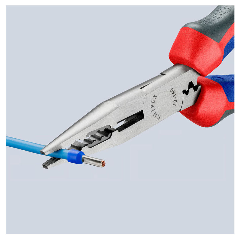 Kìm mũi nhọn đa năng KNIPEX 13 02 160 chiều dài 160mm, mạ đen nhám