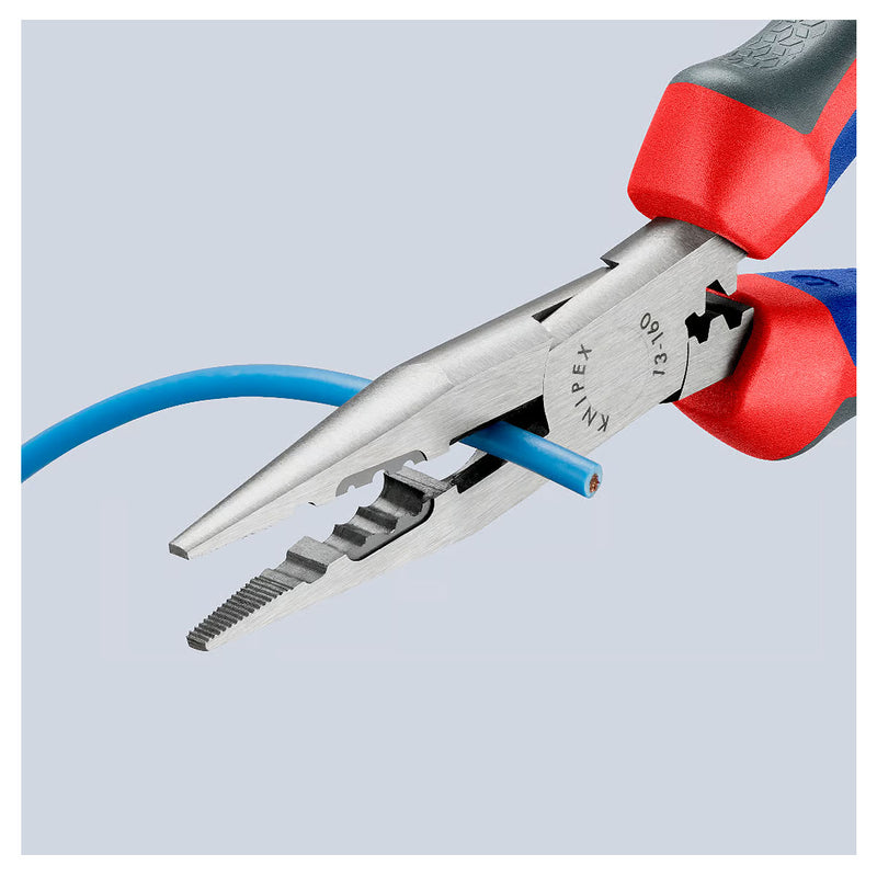 Kìm mũi nhọn đa năng KNIPEX 13 02 160 chiều dài 160mm, mạ đen nhám