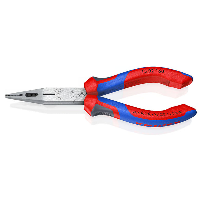 Kìm mũi nhọn đa năng KNIPEX 13 02 160 chiều dài 160mm, mạ đen nhám