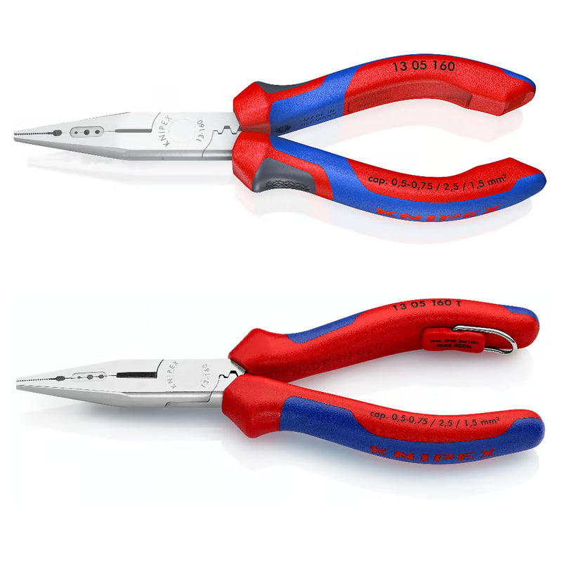 Kìm mũi nhọn đa năng KNIPEX chiều dài 160mm, mạ chrome