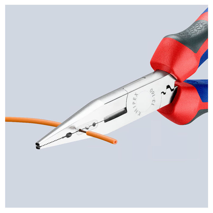 Kìm mũi nhọn đa năng KNIPEX chiều dài 160mm, mạ chrome