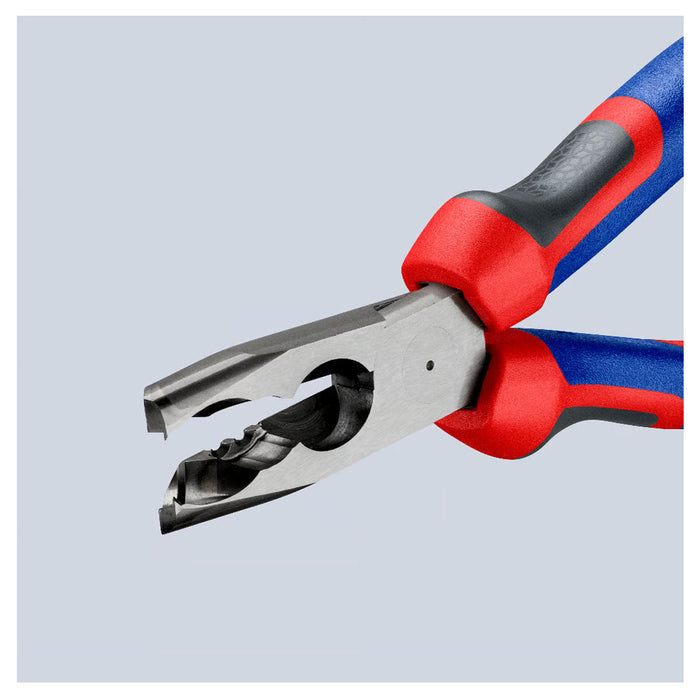 Kìm tuốt dây KNIPEX 13 42 165 khả năng tuốt từ 0.75 - 1.5/2.5mm², mạ đen nhám