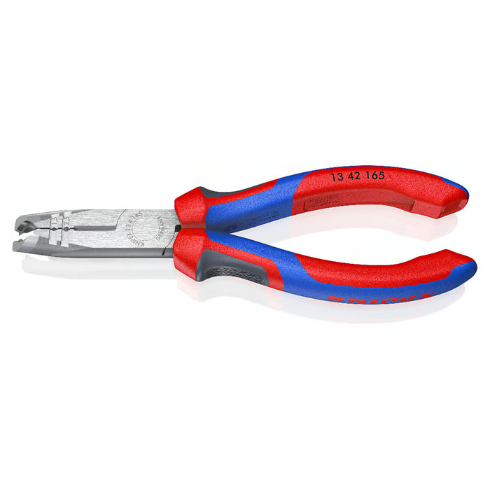 Kìm tuốt dây KNIPEX 13 42 165 khả năng tuốt từ 0.75 - 1.5/2.5mm², mạ đen nhám