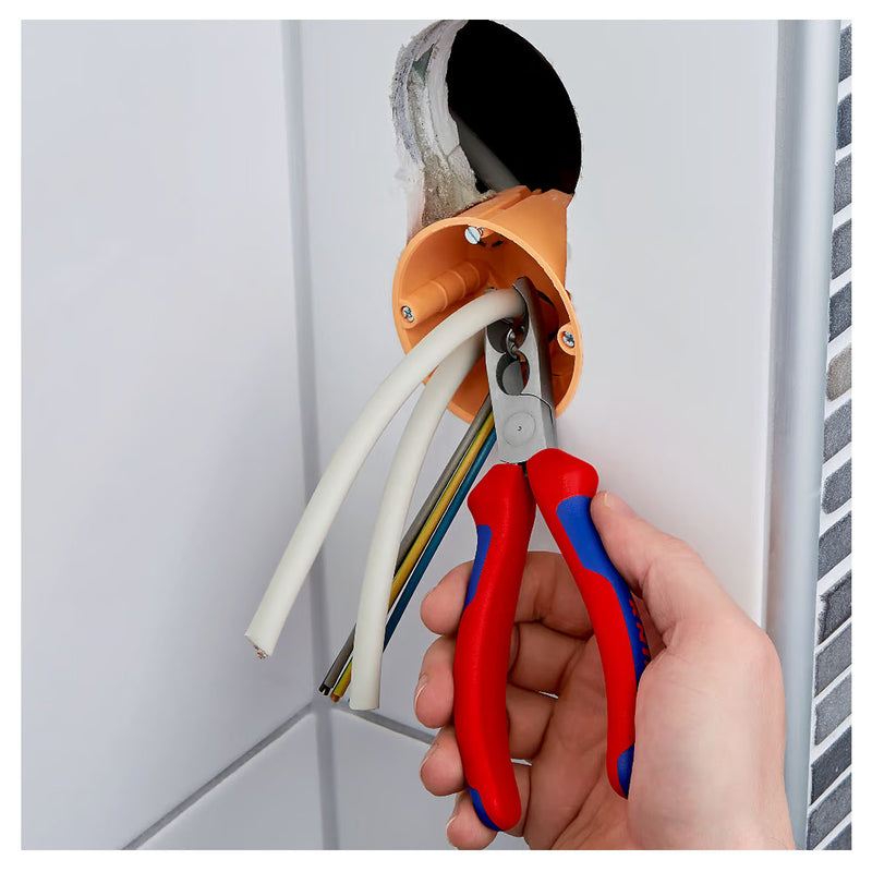Kìm tuốt dây KNIPEX 13 45 165 khả năng tuốt từ 0.75 - 1.5/2.5mm², mạ chrome