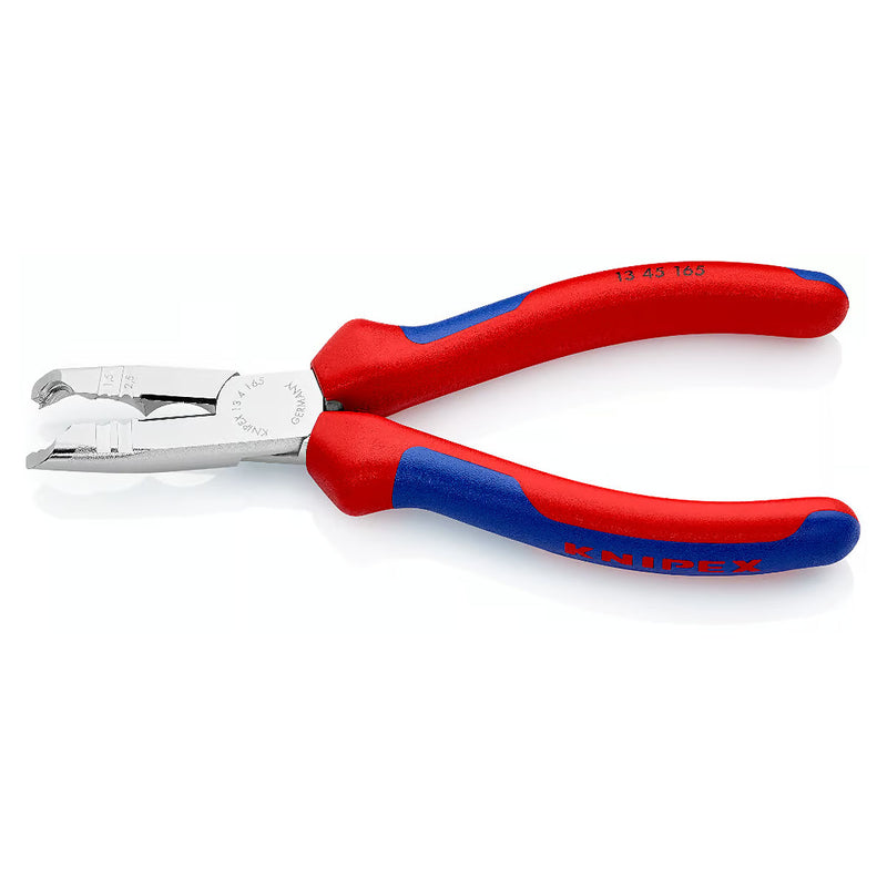 Kìm tuốt dây KNIPEX 13 45 165 khả năng tuốt từ 0.75 - 1.5/2.5mm², mạ chrome