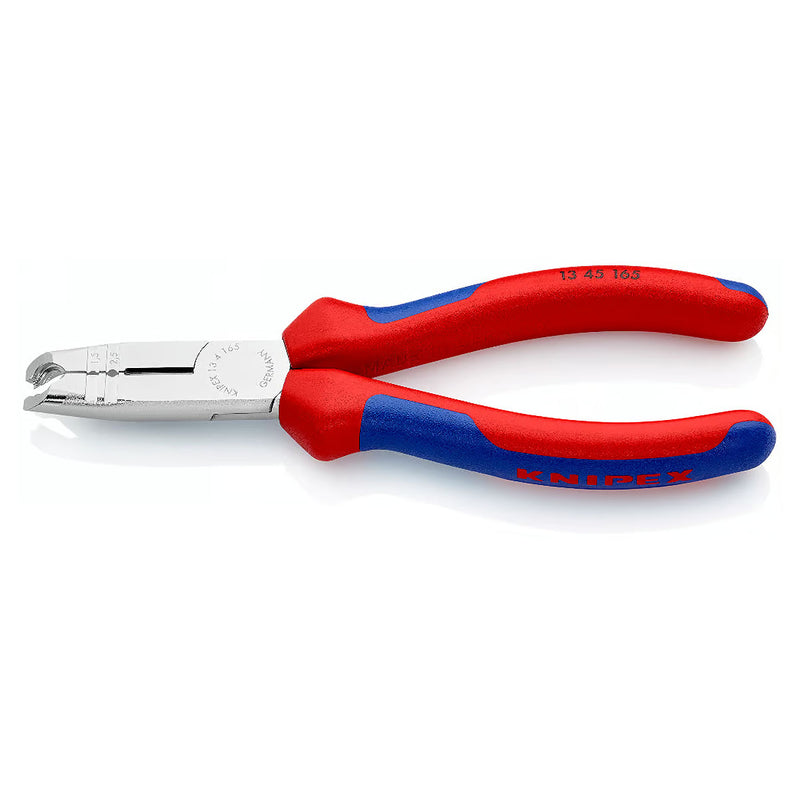 Kìm tuốt dây KNIPEX 13 45 165 khả năng tuốt từ 0.75 - 1.5/2.5mm², mạ chrome