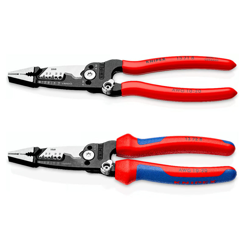 Kìm điện đa năng trợ lực kiểu Mỹ KNIPEX chiều dài 200mm, mạ đen nhám