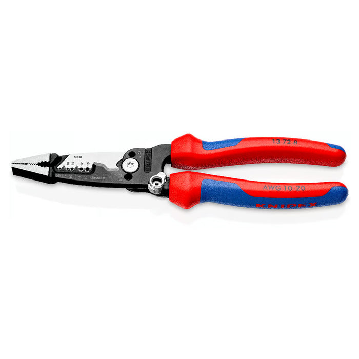 Kìm điện đa năng trợ lực kiểu Mỹ KNIPEX chiều dài 200mm, mạ đen nhám