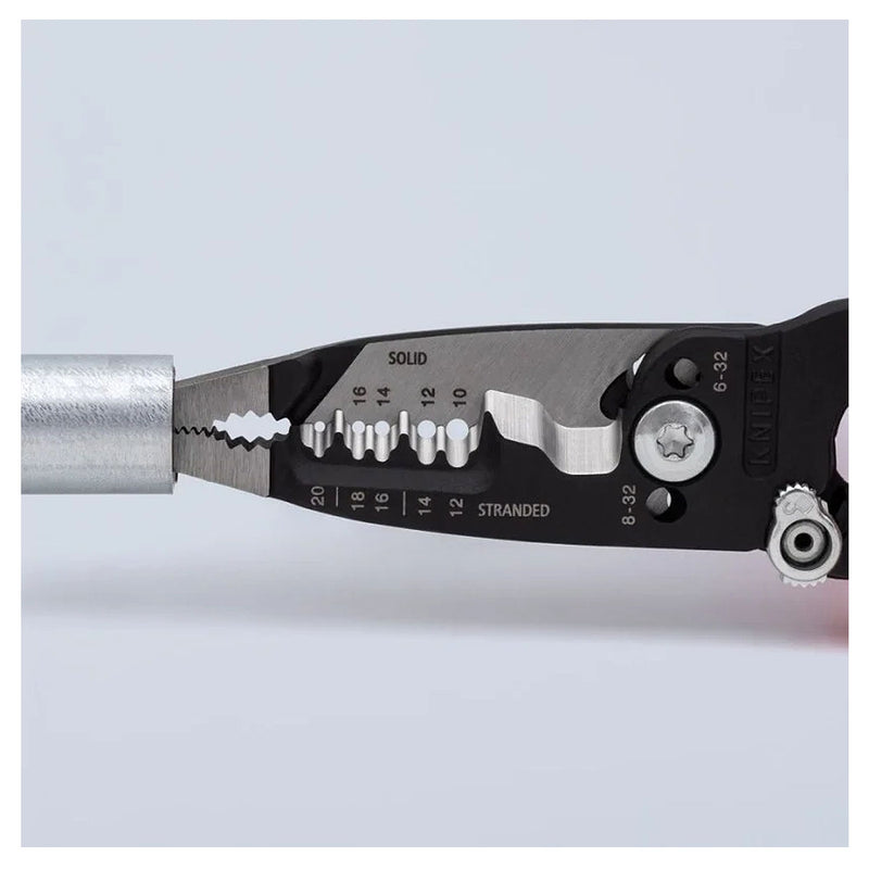 Kìm điện đa năng trợ lực kiểu Mỹ KNIPEX chiều dài 200mm, mạ đen nhám