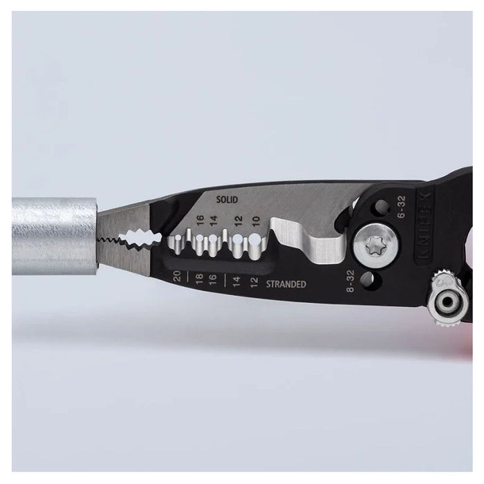 Kìm điện đa năng trợ lực kiểu Mỹ KNIPEX chiều dài 200mm, mạ đen nhám