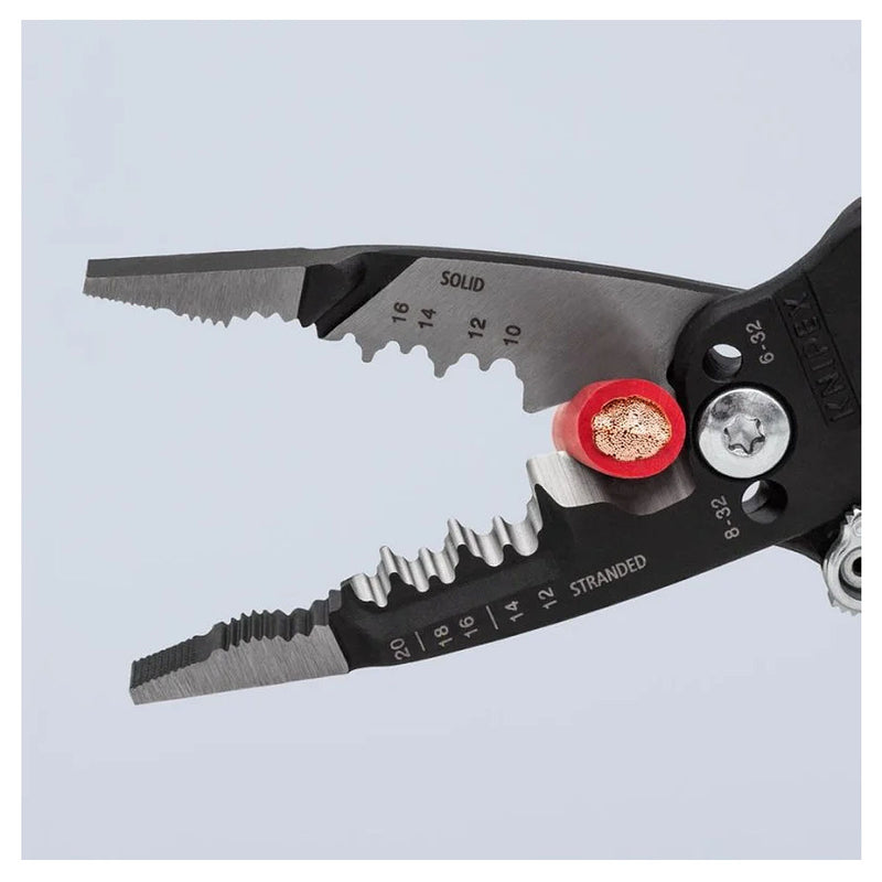 Kìm điện đa năng trợ lực kiểu Mỹ KNIPEX chiều dài 200mm, mạ đen nhám