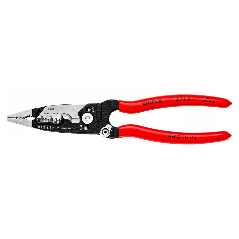 Kìm điện đa năng trợ lực kiểu Mỹ KNIPEX chiều dài 200mm, mạ đen nhám