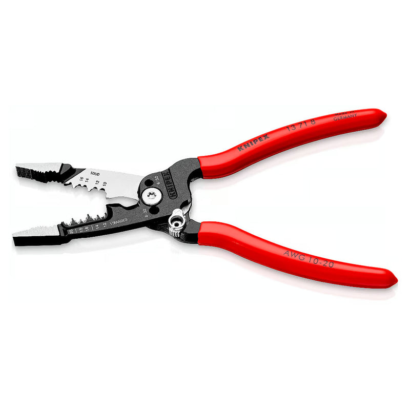 Kìm điện đa năng trợ lực kiểu Mỹ KNIPEX chiều dài 200mm, mạ đen nhám