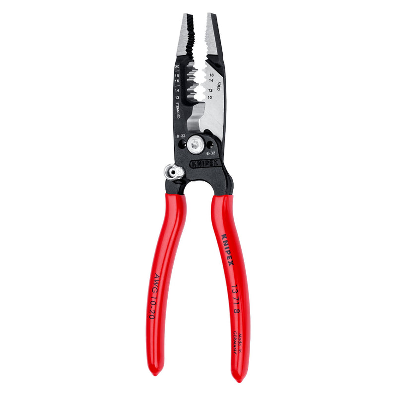 Kìm điện đa năng trợ lực kiểu Mỹ KNIPEX chiều dài 200mm, mạ đen nhám