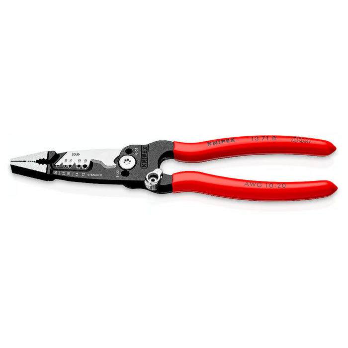 Kìm điện đa năng trợ lực kiểu Mỹ KNIPEX chiều dài 200mm, mạ đen nhám
