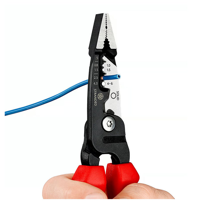 Kìm điện đa năng hệ mét KNIPEX 13 72 200 ME chiều dài 200mm, mạ đen nhám