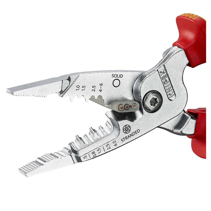 Kìm điện đa năng hệ mét KNIPEX 13 76 200 ME cách điện 1000V, chiều dài 200mm, mạ chrome