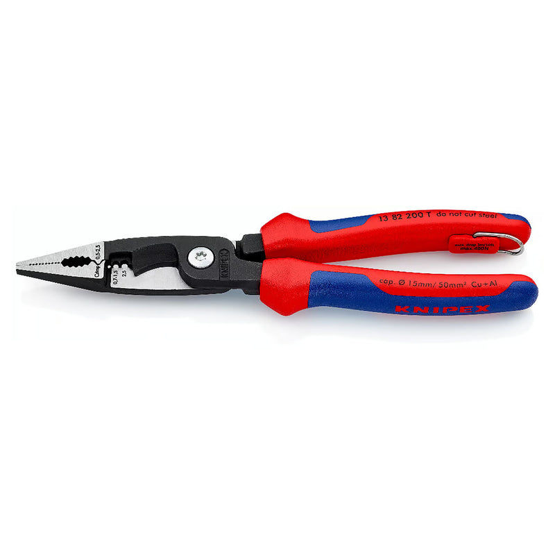 Kìm điện đa năng 6 trong 1 KNIPEX chiều dài 200mm, mạ đen nhám