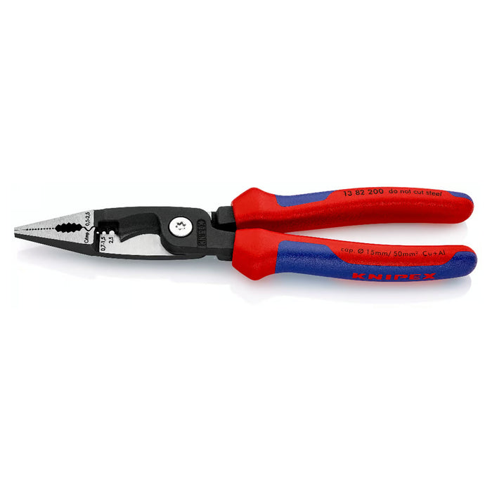 Kìm điện đa năng 6 trong 1 KNIPEX chiều dài 200mm, mạ đen nhám