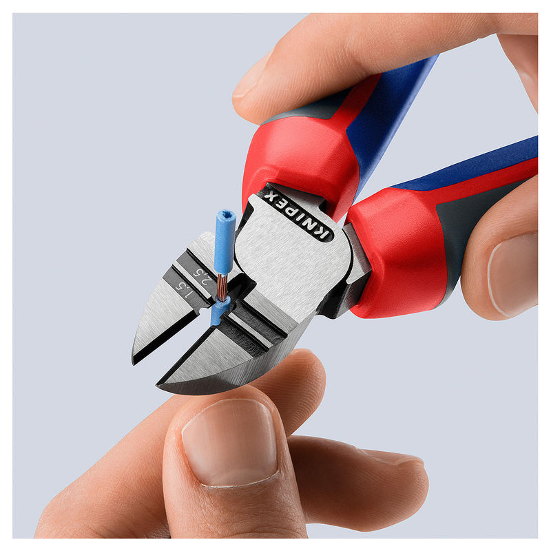 Kìm cắt có lỗ tuốt dây KNIPEX 14 22 160 chiều dài 160mm, mạ đen nhám