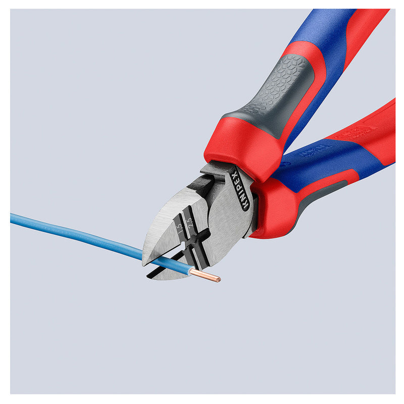Kìm cắt có lỗ tuốt dây KNIPEX 14 22 160 chiều dài 160mm, mạ đen nhám