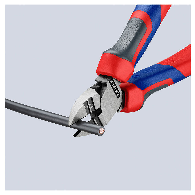 Kìm cắt có lỗ tuốt dây KNIPEX 14 22 160 chiều dài 160mm, mạ đen nhám