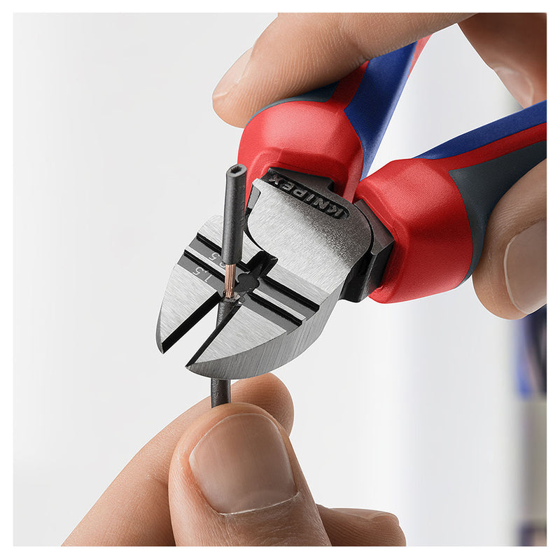 Kìm cắt có lỗ tuốt dây KNIPEX 14 22 160 chiều dài 160mm, mạ đen nhám